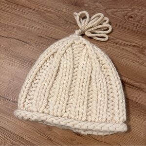 Gap Wool Beanie Cream Size S/M